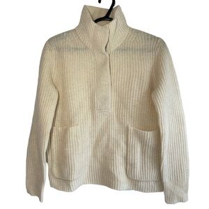 J. Crew Lamb Wool Ribbed Pullover Sweater size XXS
